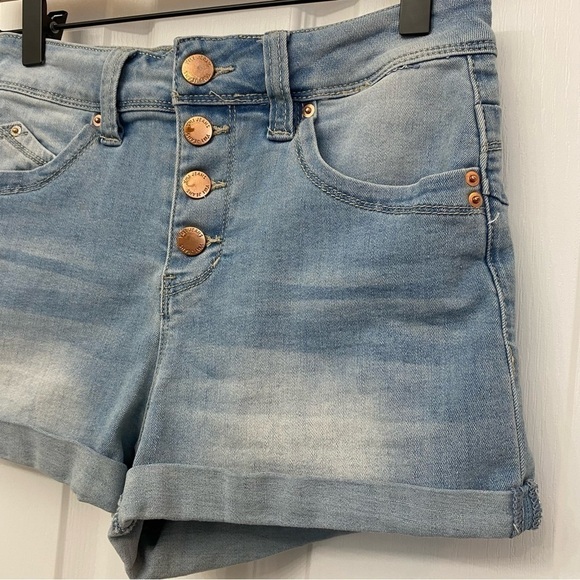 YMI High Rise Jean Shorts Button Fly Size 3 - Picture 4 of 15